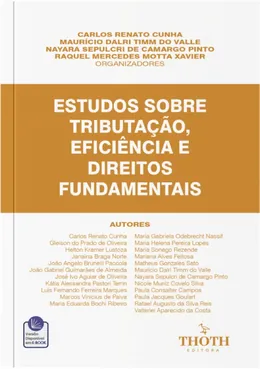 Capa do livro Estudos sobre Tributação, Eficiência e Direitos Fundamentais